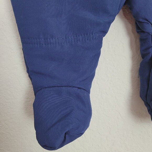 Tommy Hilfiger Infant Snowsuit Sz 0-3 Months  Spellout Winter Wear Cold Weather - Picture 3 of 9